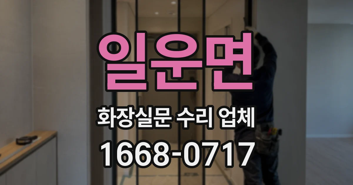일운면 화장실문 수리 업체