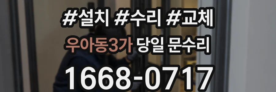 우아동3가 당일 문수리