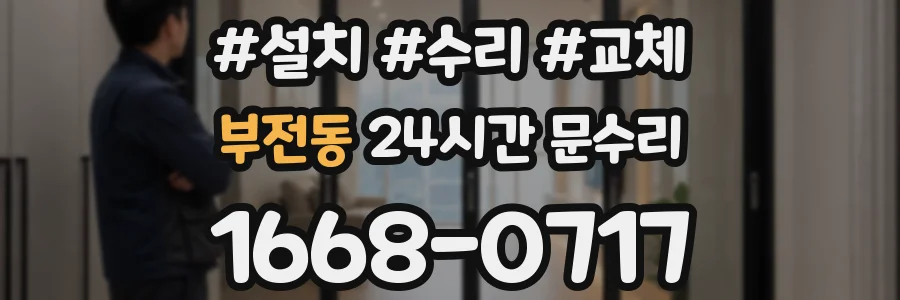 부전동 24시간 문수리