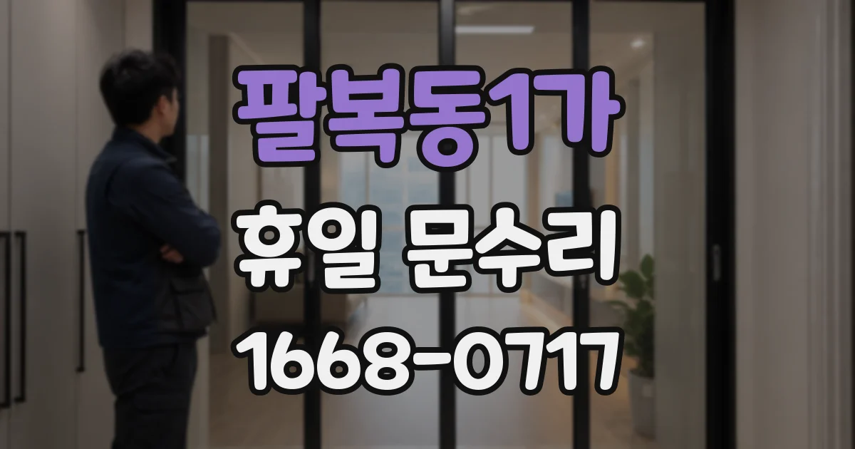 팔복동1가 휴일 문수리