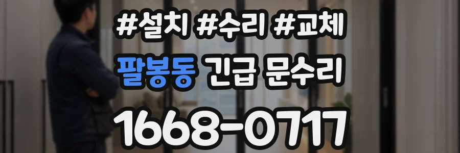팔봉동 긴급 문수리