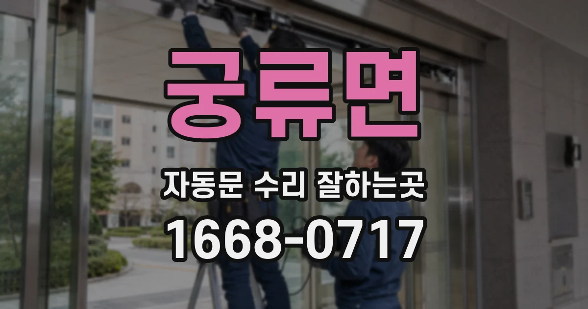궁류면 자동문 수리 잘하는곳