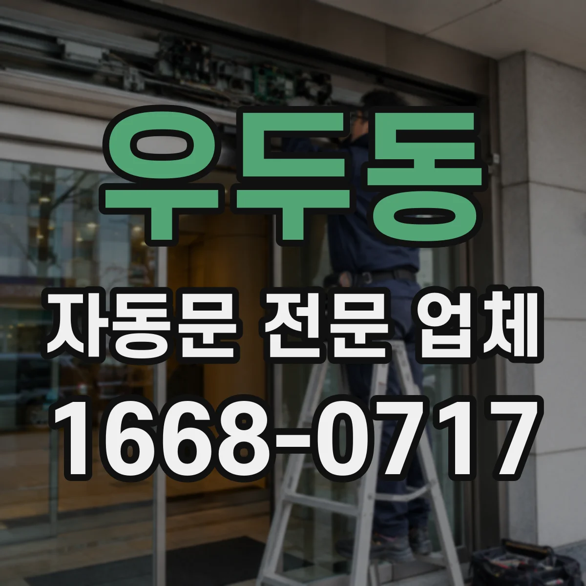 우두동 자동문 전문 업체