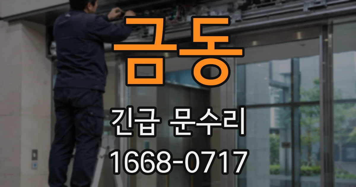 금동 긴급 문수리