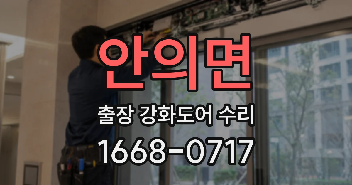 안의면 출장 강화도어 수리