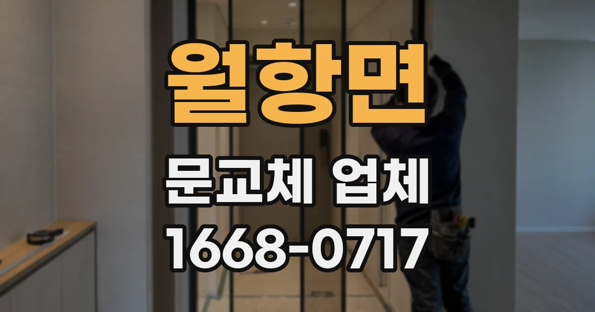 월항면 문교체 업체