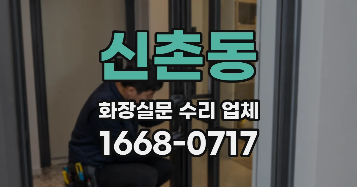 신촌동 화장실문 수리 업체