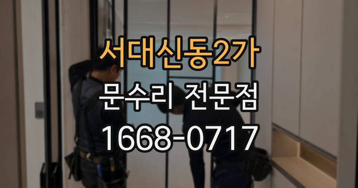 서대신동2가 문수리 전문점
