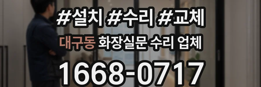 대구동 화장실문 수리 업체