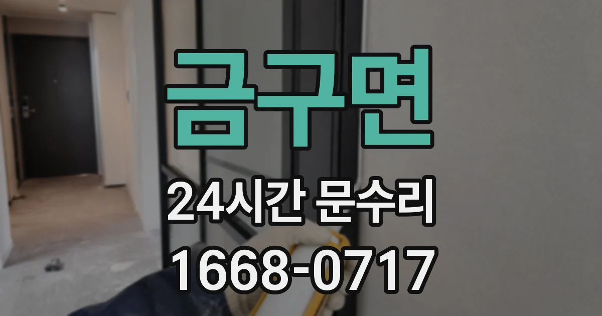 금구면 24시간 문수리