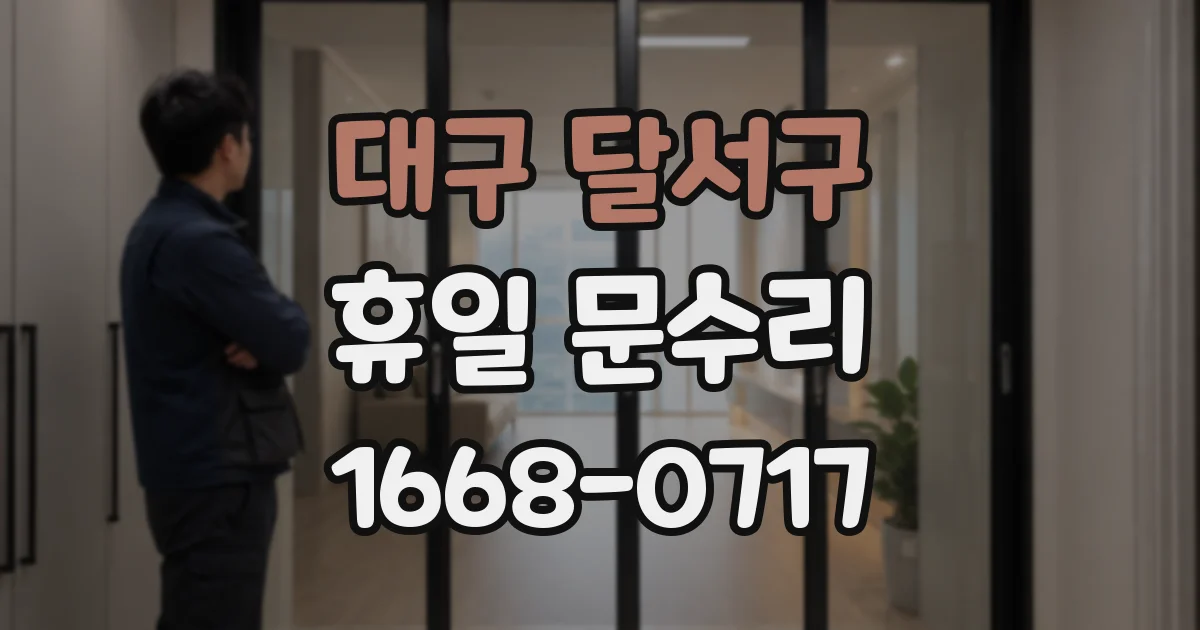 대구 달서구 휴일 문수리