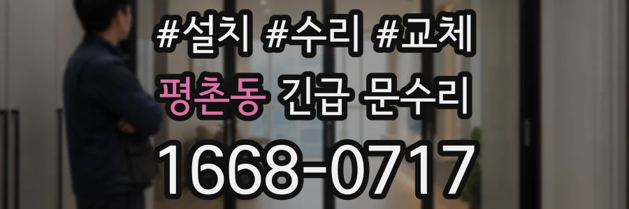 평촌동 긴급 문수리
