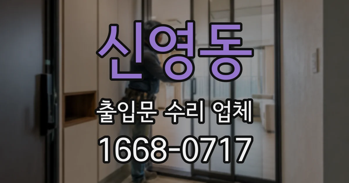 신영동 출입문 수리 업체