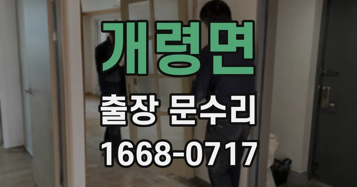 개령면 출장 문수리