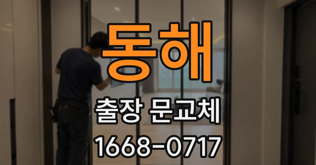 동해 출장 문교체