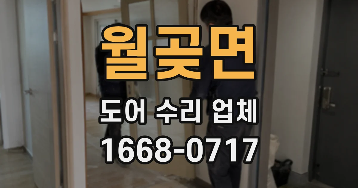 월곶면 도어 수리 업체