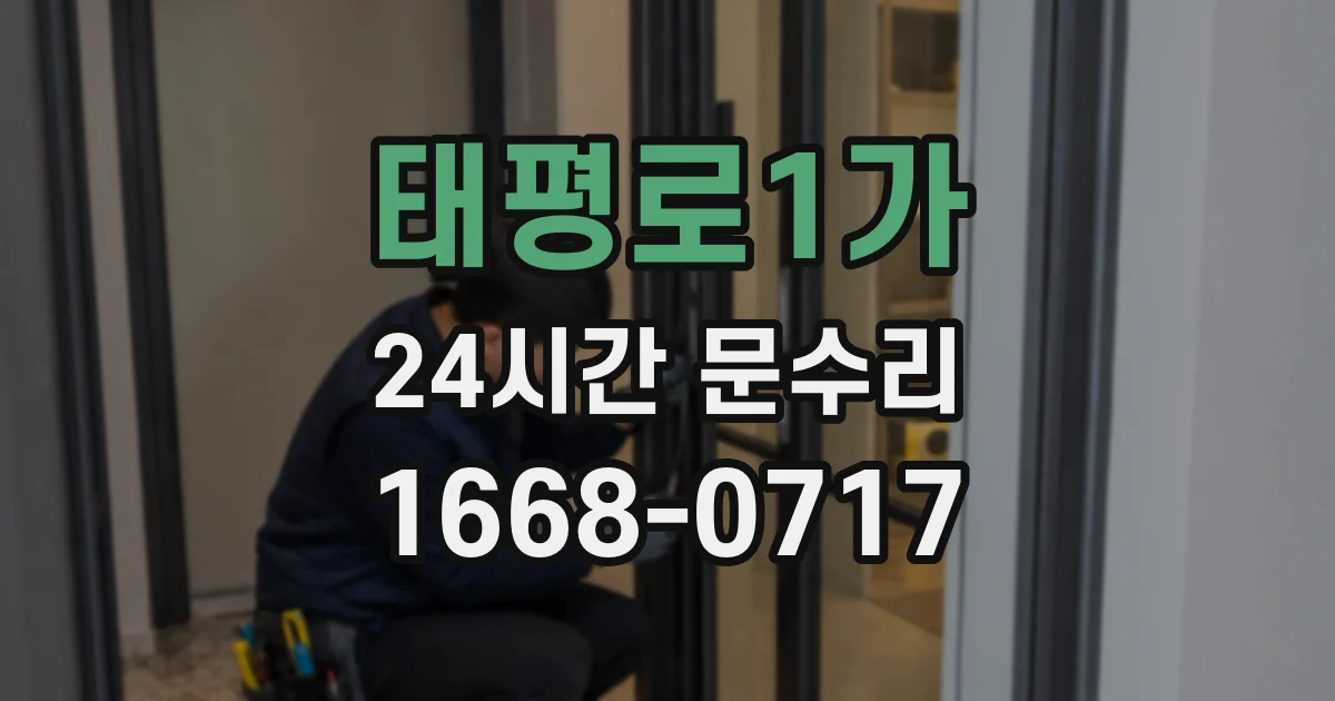 태평로1가 24시간 문수리