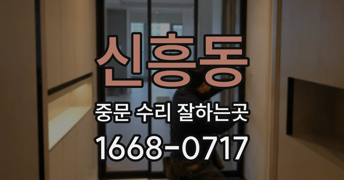 신흥동 중문 수리 잘하는곳