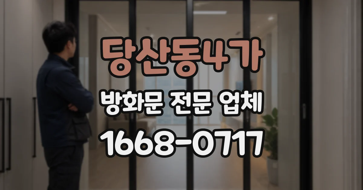 당산동4가 방화문 전문 업체