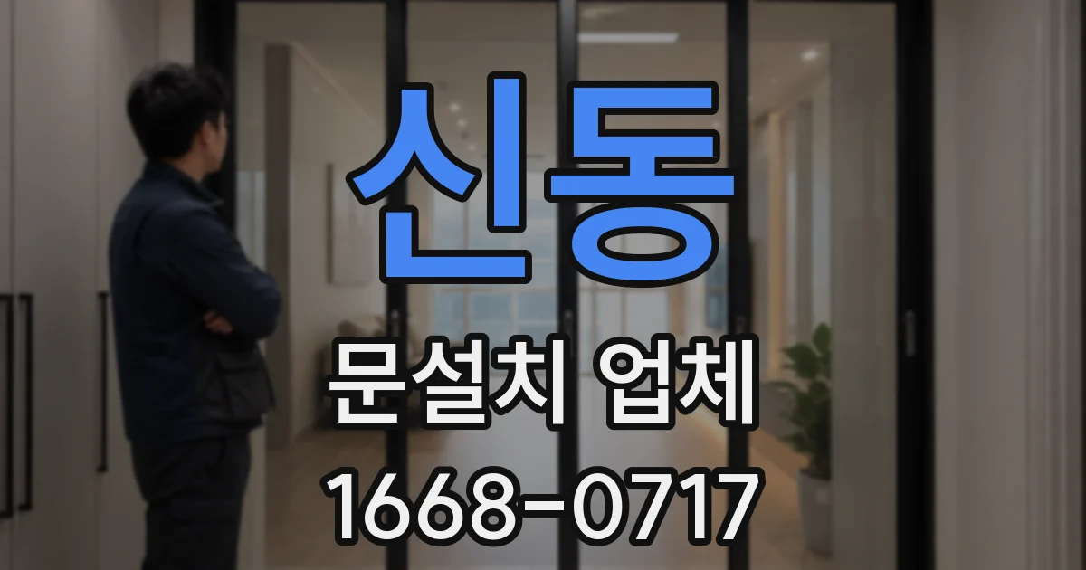 신동 문설치 업체