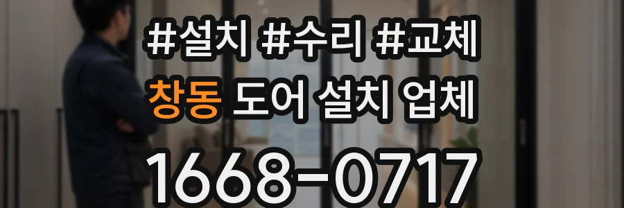 창동 도어 설치 업체
