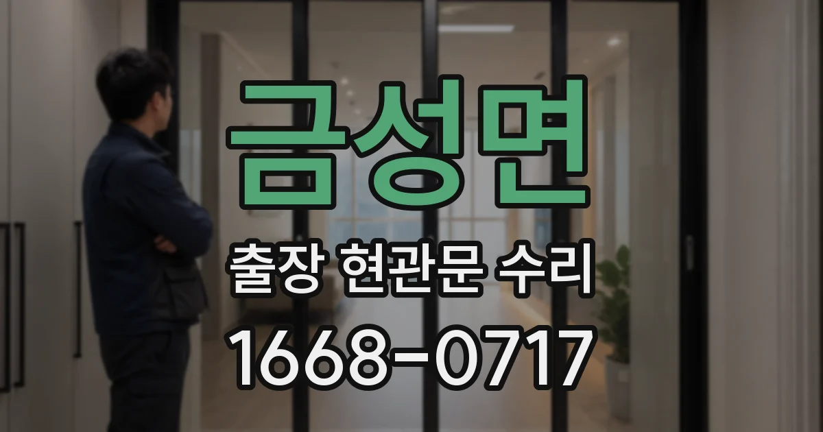 금성면 출장 현관문 수리