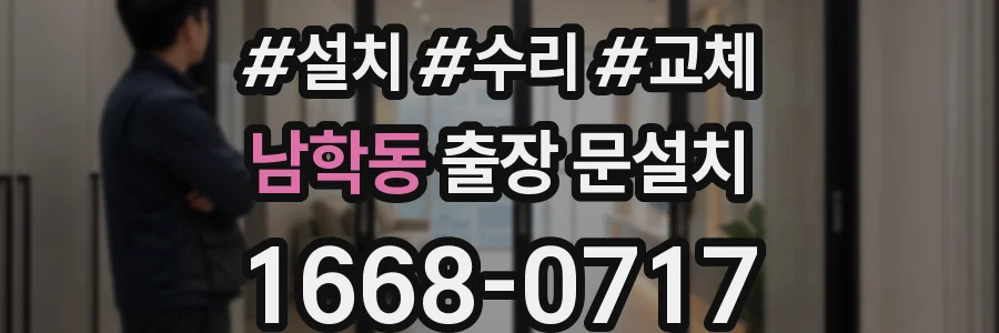 남학동 출장 문설치