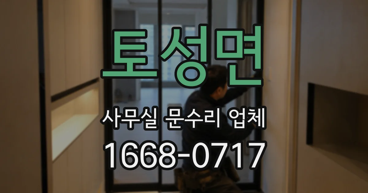 토성면 사무실 문수리 업체