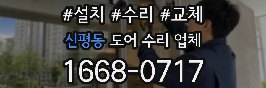 신평동 도어 수리 업체