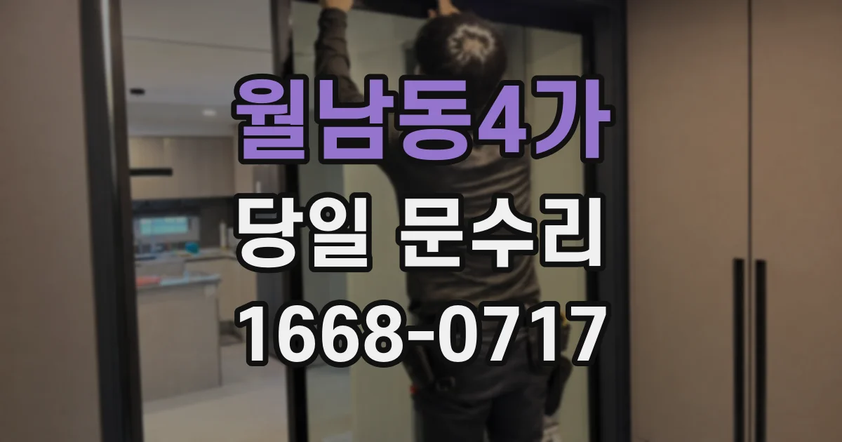 월남동4가 당일 문수리