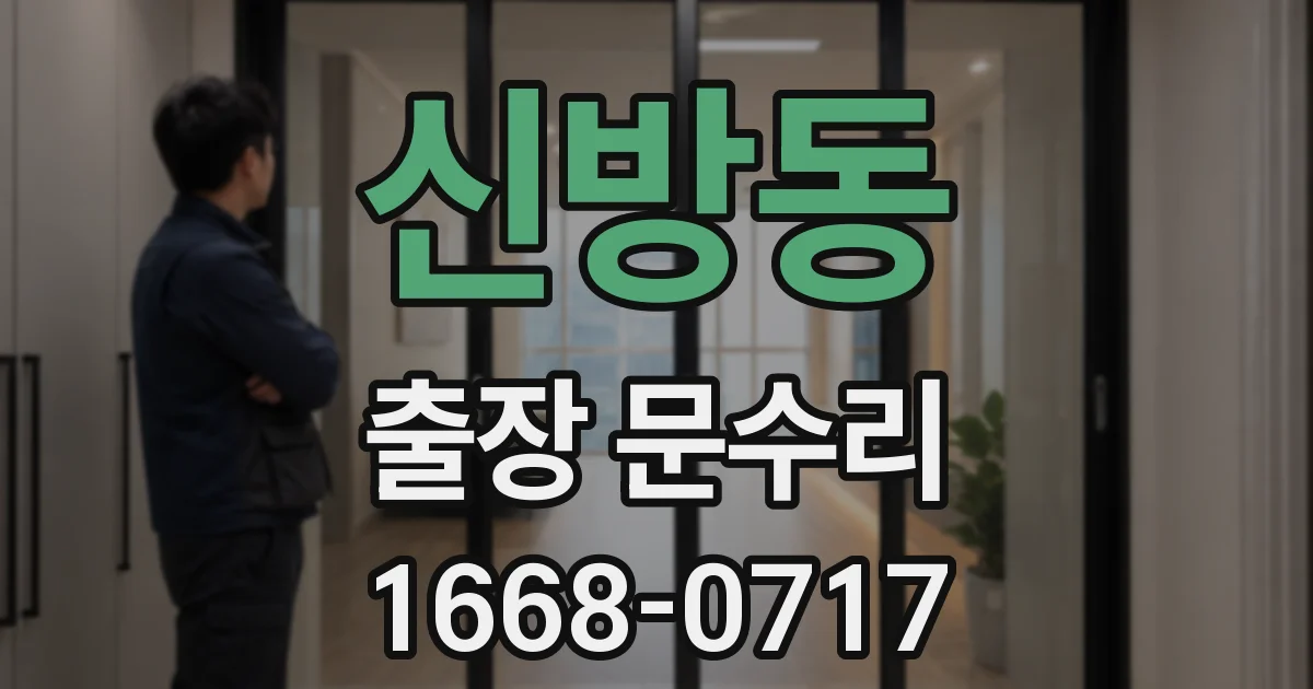 신방동 출장 문수리