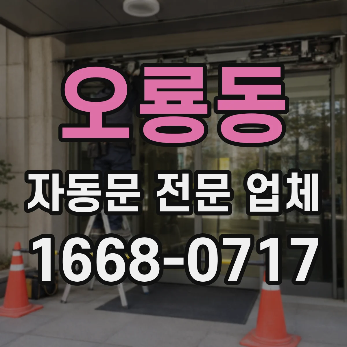 오룡동 자동문 전문 업체