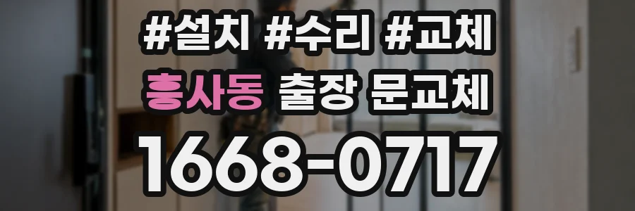 흥사동 출장 문교체