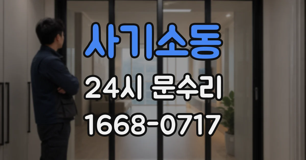 사기소동 24시 문수리
