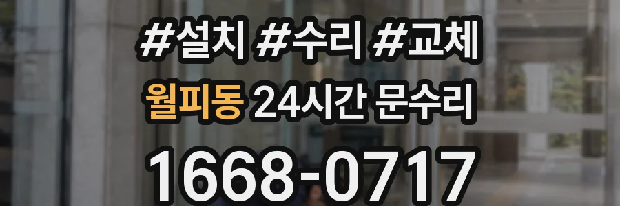 월피동 24시간 문수리
