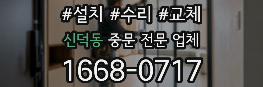 신덕동 중문 전문 업체