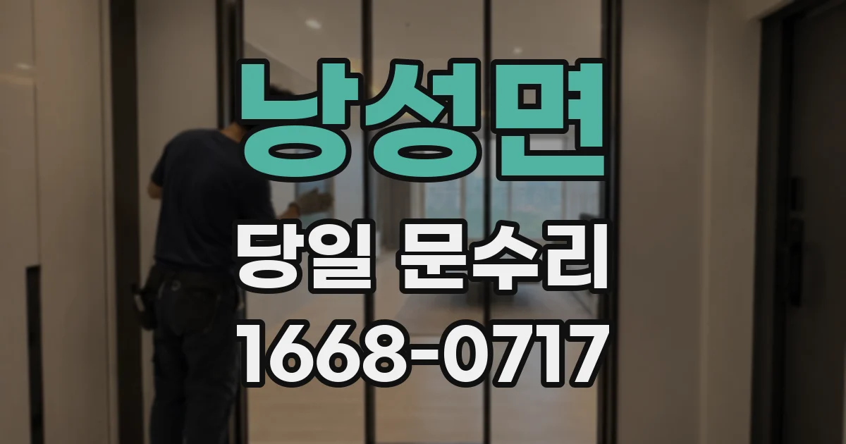 낭성면 당일 문수리