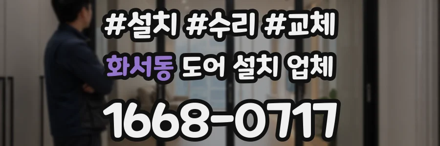 화서동 도어 설치 업체