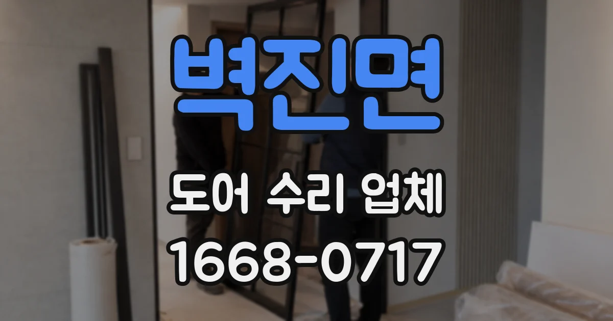 벽진면 도어 수리 업체
