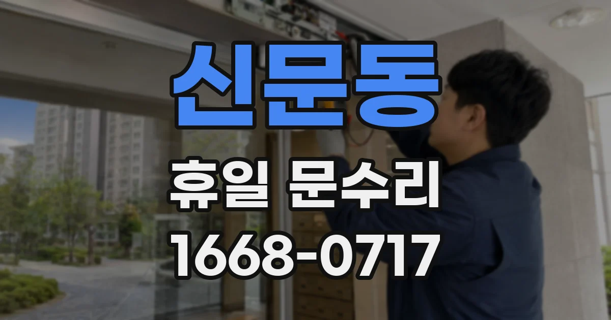 신문동 휴일 문수리