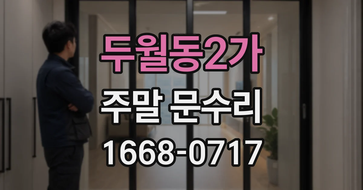 두월동2가 주말 문수리