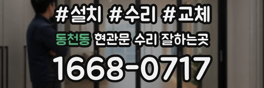 동천동 현관문 수리 잘하는곳