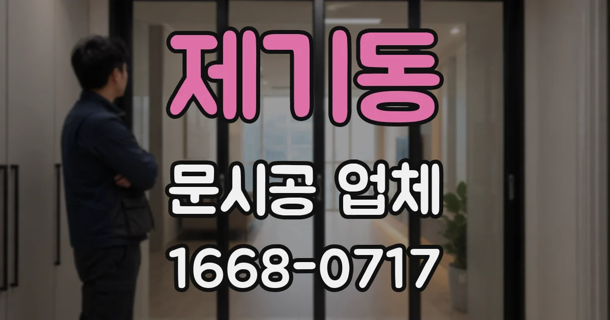 제기동 문시공 업체