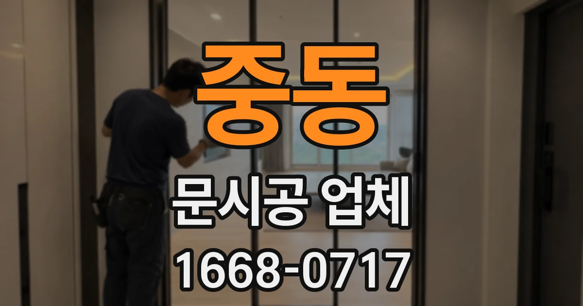 중동 문시공 업체