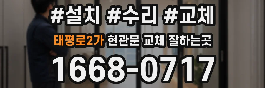 태평로2가 현관문 교체 잘하는곳