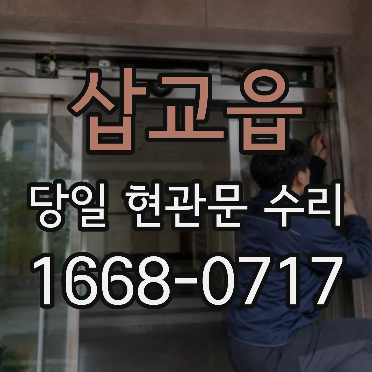 삽교읍 당일 현관문 수리