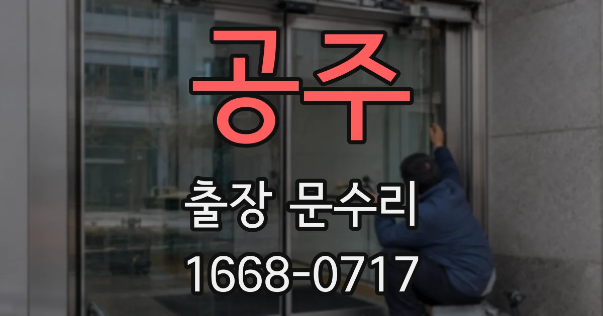 공주 출장 문수리