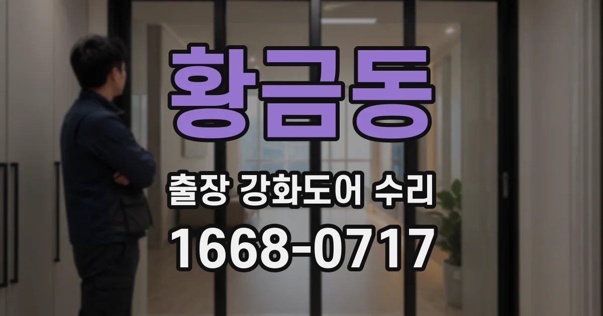 황금동 출장 강화도어 수리
