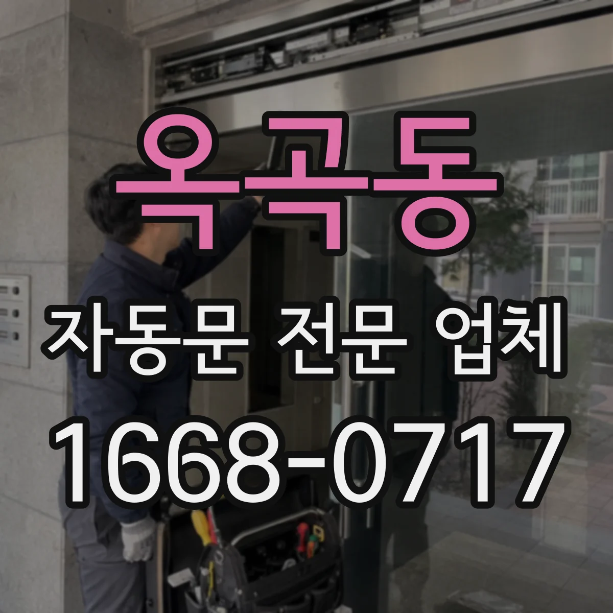 옥곡동 자동문 전문 업체