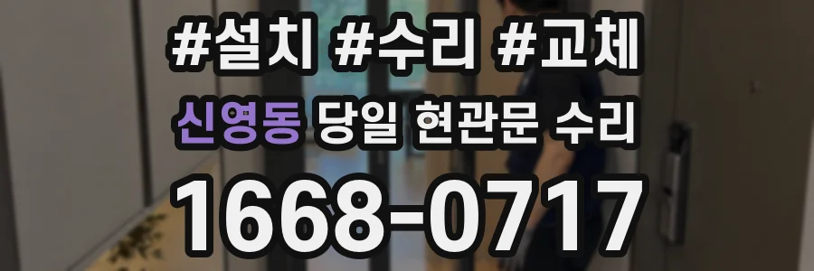 신영동 당일 현관문 수리
